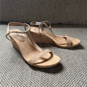 Style&co Tan Wedge Sandals